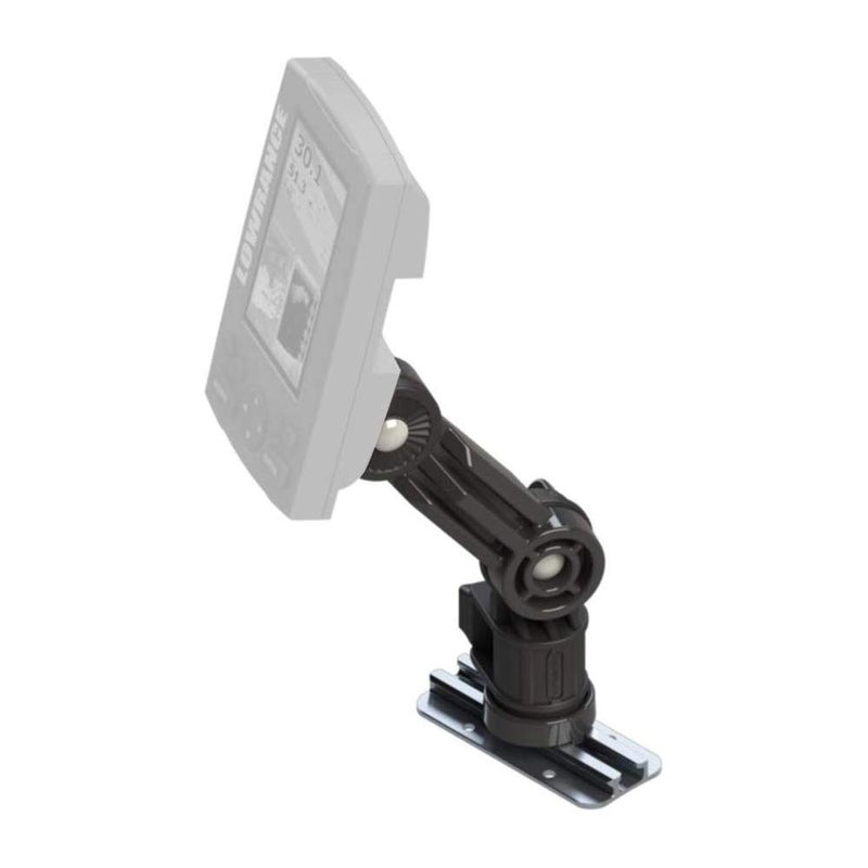 YakAttack Lowrance Fish Finder Mount with LockNLoad Mounting System | Compatible with Elite & Hook Series | Track Mounted Kayak Accessory | Fits GearTrac, MightyMount & More | Made in USA - Image 4